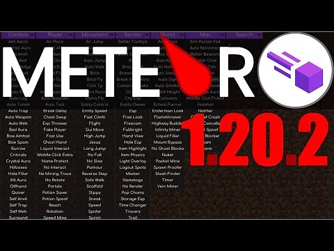 DOWNLOAD: Meteor Hacked Client - FREE - Minecraft Java 1.20.2