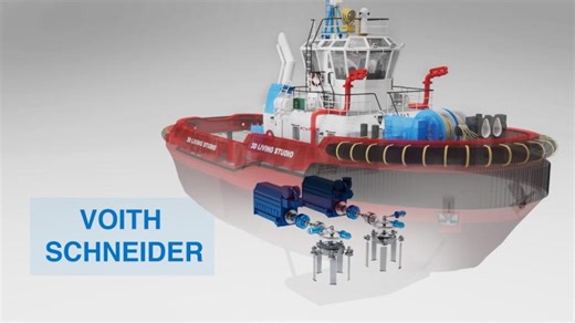 How A Tugboat Works - Voith Schneider | Shereif H.