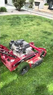 Ferris FW15 in action! Mulching long wet grass! #badboy #ferris #lawncare #grass