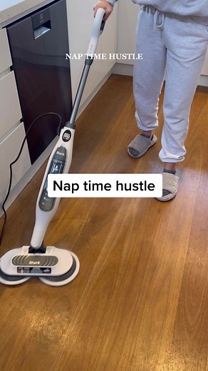 My @Shark Clean Australia Steam & Scrub mop is clearly the hardest worker in this house, sanitising the floors with no harsh chemicals, love you bestie 🥹🫶🏼 #ad #SharkCleanAu #SharkSteamScrubMop #SharkSteamMop #CleanMoreWithShark