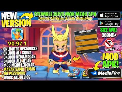 Stumble Guys Mod Apk v0.97.1 Latest Version 2026 - Unlock All Skins & Emot Abilities