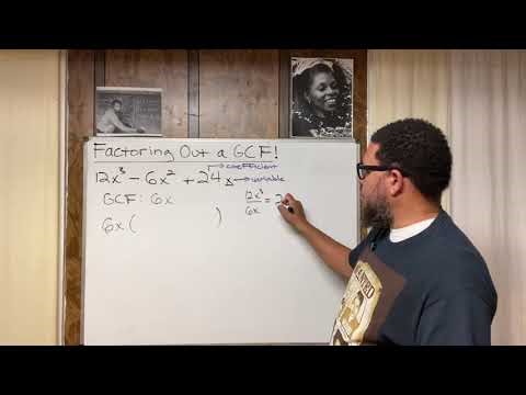 Factoring Out A GCF from an Algebraic Expression‼️😎🤓🔢🏧