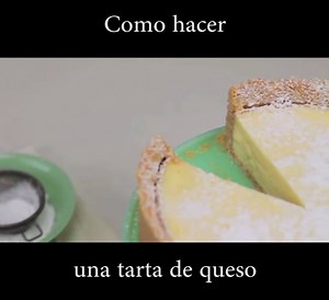 Deliciosa tarta de queso