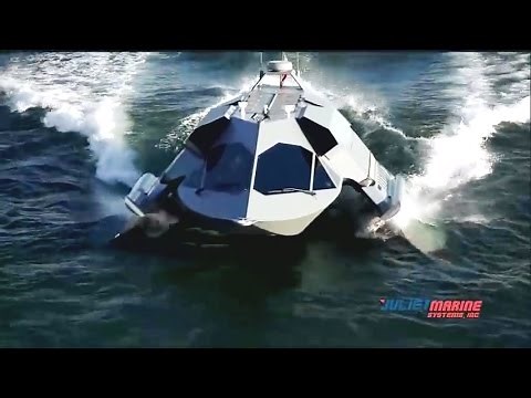Juliet Marine - Supercavitating Very High Speed Stealth Surface Vessel Sea Trials [480p]
