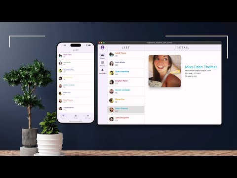 Flutter Responsive Design Split-Screen: Mobile, Desktop, Web - Section 3 of 5