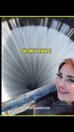 इस विशाल Dam Hole में पानी जाता कहां है? 😱 | Glory Hole Dam #shorts #facts
