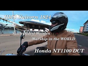 HMS Unicorn 1824 | A Rare British Wooden Warship | Honda NT1100