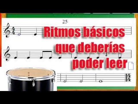 Ritmos básicos que tienes que aprender antes de estudiar música