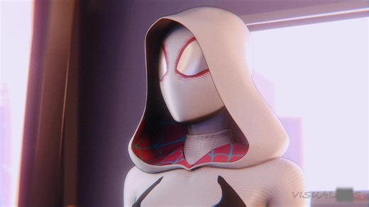 【3d同人动画】Visualoos - Gwen x Miles（蜘蛛侠：格温x迈尔斯）- 9min5s. 作者：Visualoos