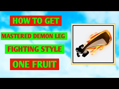 How To Get Mastered Demon Leg In One Fruit Simulator | One Fruit Mastered Demon Leg Full Guide Guide
