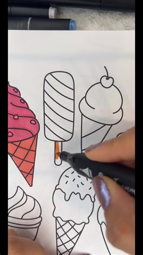✨ Let’s color together and relax together. ✨ A fun and calming moment full of creativity and joy 🍔🍟🎨 — 📘 My book is available on Amazon! Fast Food Coloring Book 🍕🍩 A playful and highly engaging coloring book, perfect for entertaining children while boosting creativity and focus ✨ #coloringbook #satisfyingasmr #stressrelief #coloringpages #satisfyingvideos
