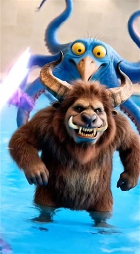 Monsters Dancing in the Pool at Night… This Looks Too Real! 😱 #shorthorror #horrorstory