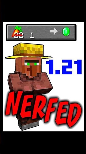1.21 Minecraft brings Villager NERF