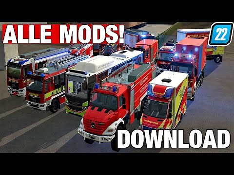 LS22 - All FIREFIGHTER vehicles available for DOWNLOAD! 😍