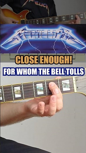 Metallica - For Whom the Bell Tolls Guitar Riff TAB | Guitar Lesson Shorts