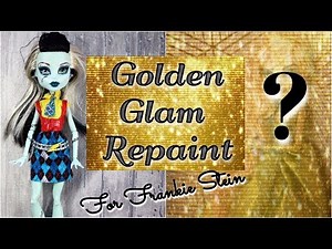 Monster High Doll Repaint / How to customize BJD Easy / Custom Faceup Barbie DIY Handmade Tutorial