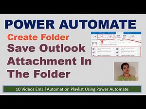 Power Automate How to Save Email Attachment in the Folder| Power Automate Emails Automation