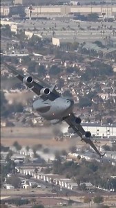 でっか！！米空軍大型輸送機C-17を上から見たら大迫力