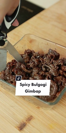 Cocok Untuk Bekal! Resep SPICY BULGOGI GIMBAP.