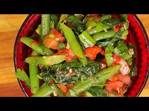 String Beans Salad - green beans recipe - vegan recipes - plant based clean eating