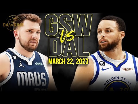 Golden State Warriors vs Dallas Mavericks Full Game Highlights | March 22, 2023 | FreeDawkins