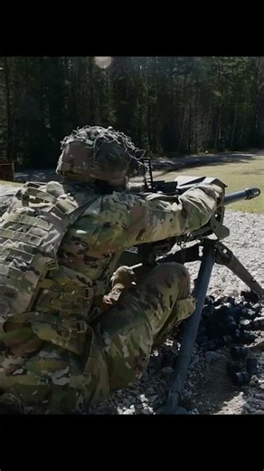 POV: First Time Firing the MK19 Grenade Launcher at Training Camp 💥#shorts #military
