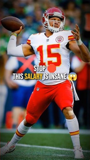 STOP 🛑 Patrick Mahomes’ $50M NFL Deal 😱 | Guess Per Game Pay 🏈💰#shorts