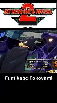 Fumikage Tokoyami Unleashes Dark Shadow 🌑🐦 | My Hero One’s Justice 2 #Shorts