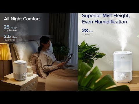Best Amazon Finds Cool Gadgets, Quiet Cool Mist Air Humidifier