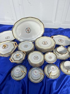 A SUMPTUOUS Antique Theodore Havilland Limoges Chenonceaux Pattern Dinnerware China Gift Set - Etsy