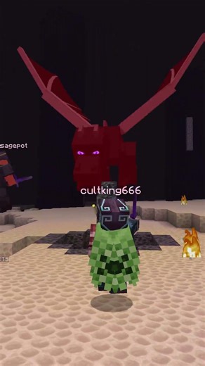 Minecraft ENDER DRAGON Fight