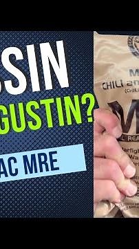 The "BEST" MRE??? 🤔 - Bussin or Disgustin? - Chili Mac MRE
