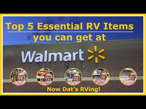 Essential RV Items Top 5 from Walmart to begin your RV Adventure, Must Have Accessories, Gift Ideas