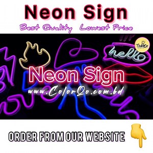 ✅ DIY #Neon_Sign Wall Hanging Room Decor Party Led Neon Sign Baby Anime Neon Led Lights Indoor Neon Light Battery USB Powered 🔥🔥 🚫 Customization in not available 🚫 #neonsign #neonledsign #neonlight #neon #diyneon #colorqo #ledneonsign #lowpriceneonsign #neonlights | ColorQo.com.bd