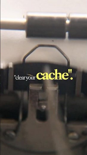 What Does 'Clear Your Cache' Actually Mean? #TechDictionary #ClearCache #TechTips #DidYouKnow
