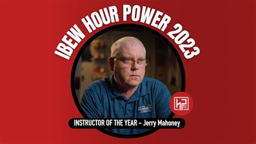 Every morning for the past 18 years Jerry Mahoney has woken up at 4:30 AM to head to his current job site where he works as a General Foreman for Archiable Electric. Jerry is a leader who is known for passionately directing his crew to perform their best on the job every day. However, that’s not all Jerry does for the IBEW. After working, he heads to the JATC for school. On top of his job as a General Foreman, Jerry has been an instructor at the JATC for 8 years. He is always going above and bey