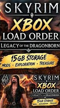 Skyrim Xbox 15GB Update: Legacy of the Dragonborn Overhaul #gaming #skyrim #xbox
