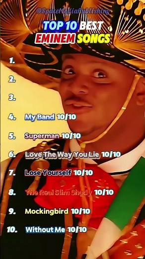 Top 10 Eminem Songs: The Ultimate Countdown 🐐🔥
