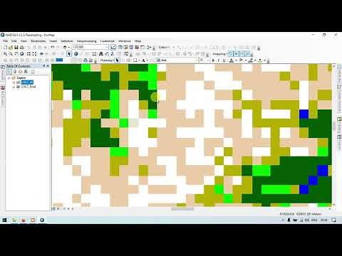 How to Change Cell Size of Raster using Resample tool in ArcGIS