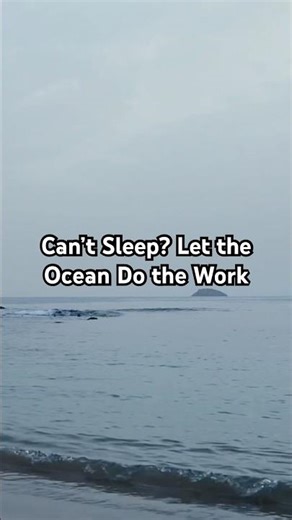 Can’t Sleep? Let the Ocean Do the Work 🌊