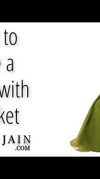 How to style a saree with a jacket | Dolly Jain saree draping styles