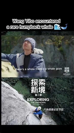 Lucky encounter 🌊 Wang Yibo and a rare humpback whale 🐋 | Exploring the unknown season 2