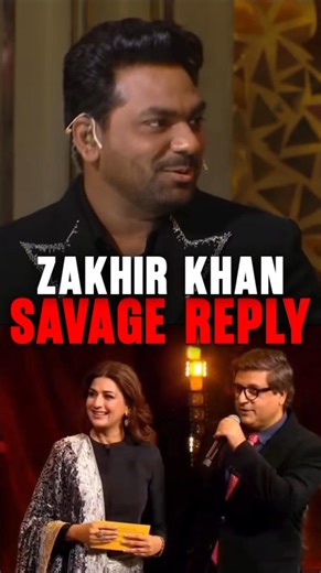 Zakhir khan Savage Reply to BOLLYWOOD🔥🤮 #shortsfeed #zakhirkhan #zakirkhan #chetakscreenawards