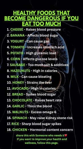 Healthy Foods That Become Dangerous When You Eat Too Much of Them