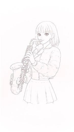 Wait for the Magic 🎨🎷 #ColoringArt