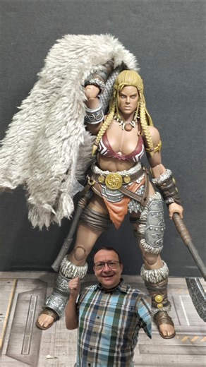 Hildr is awesome! #toys #actionfigures #gladiator #amazing #clips #shorts #fyp #foryou #awesome