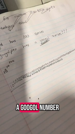 A googolplex is very very large | plex