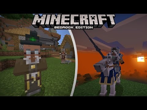 TOP 5 VILLAGER COMBAT ADDONS Minecraft Bedrock!