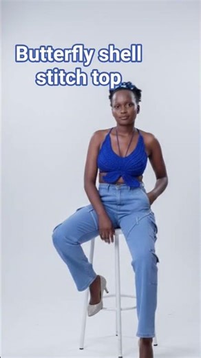 how to crochet a butterfly top beginner friendly tutorial