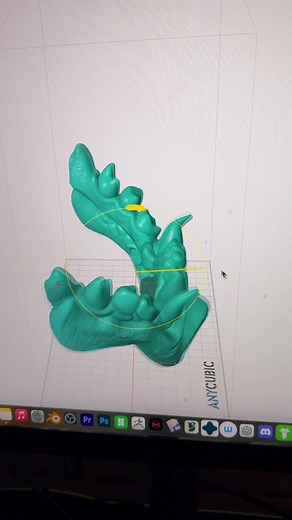 Custom Oni Jaw for Motorcycle Helmet